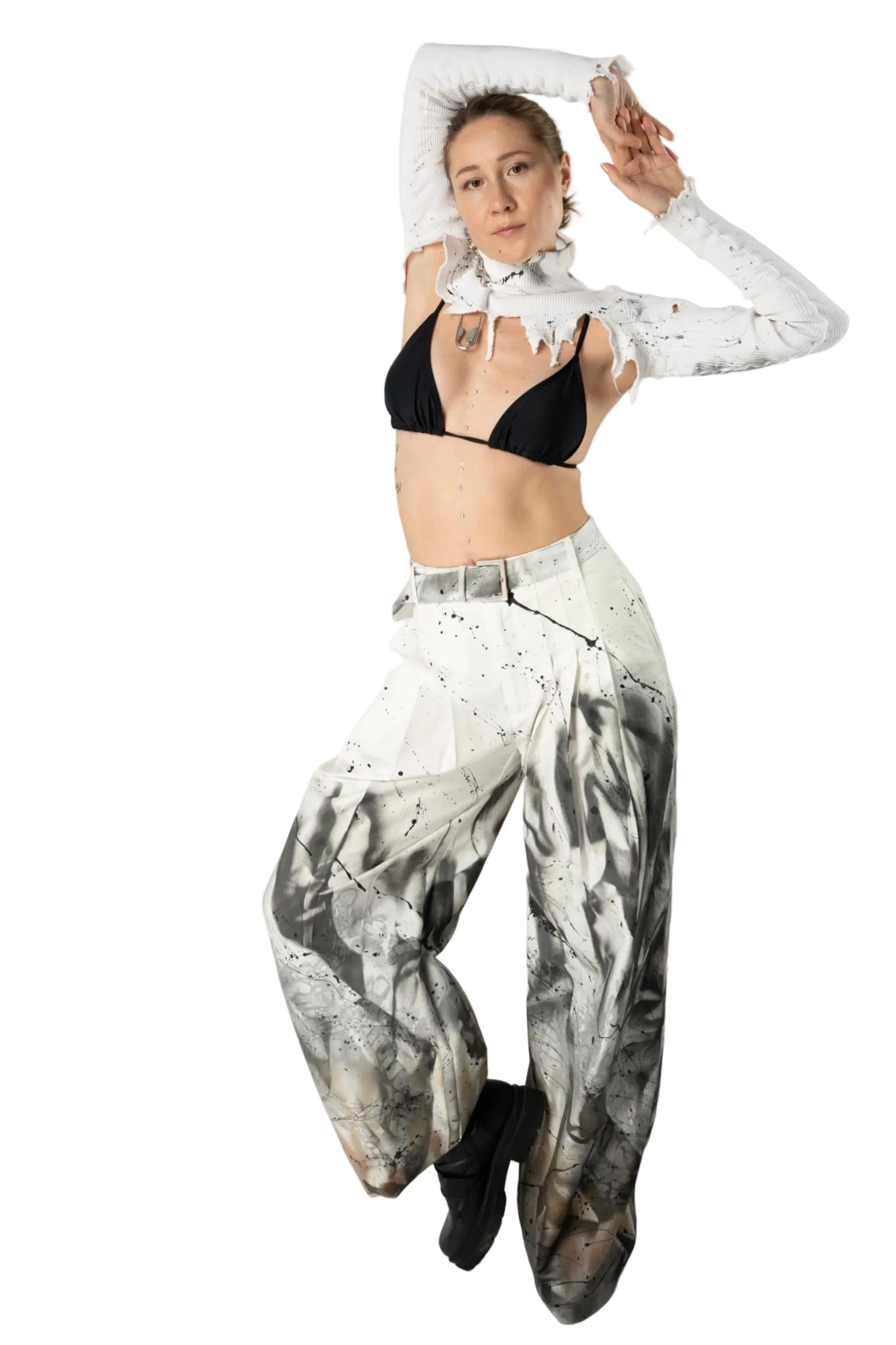 Look 05 —  Wide-Leg Trousers