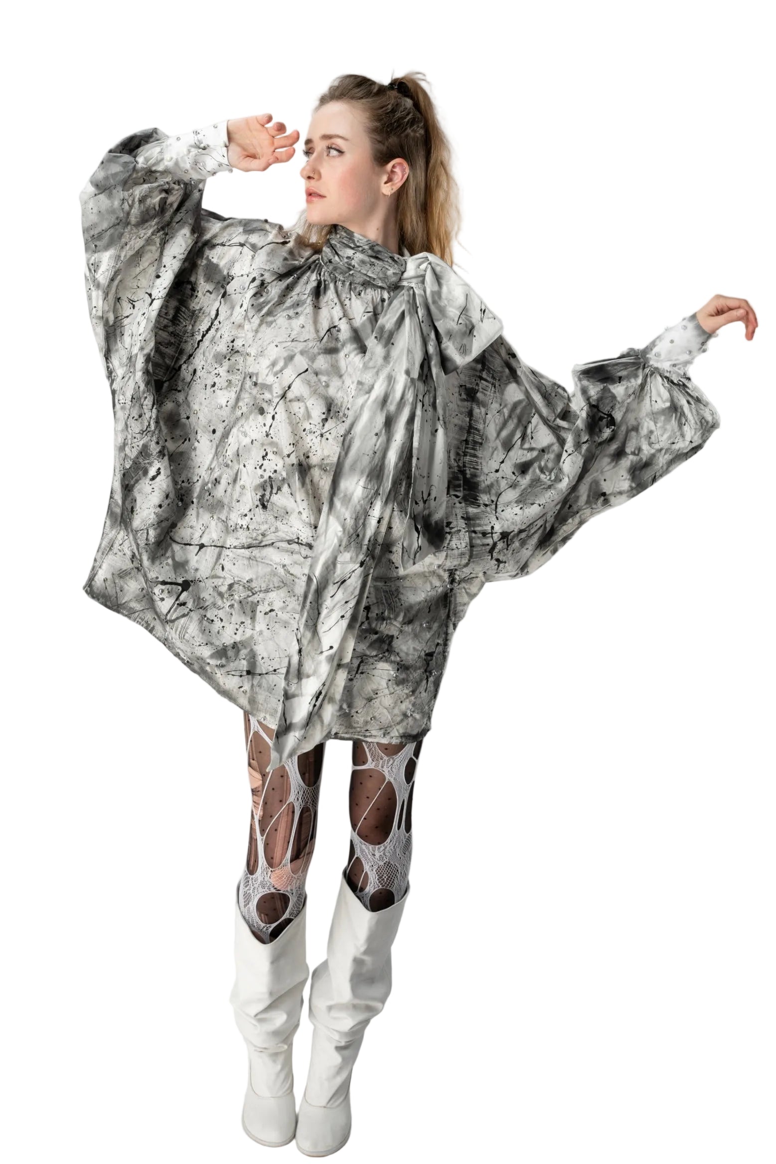 Look 04 —  Sculptural Oversized Shirt