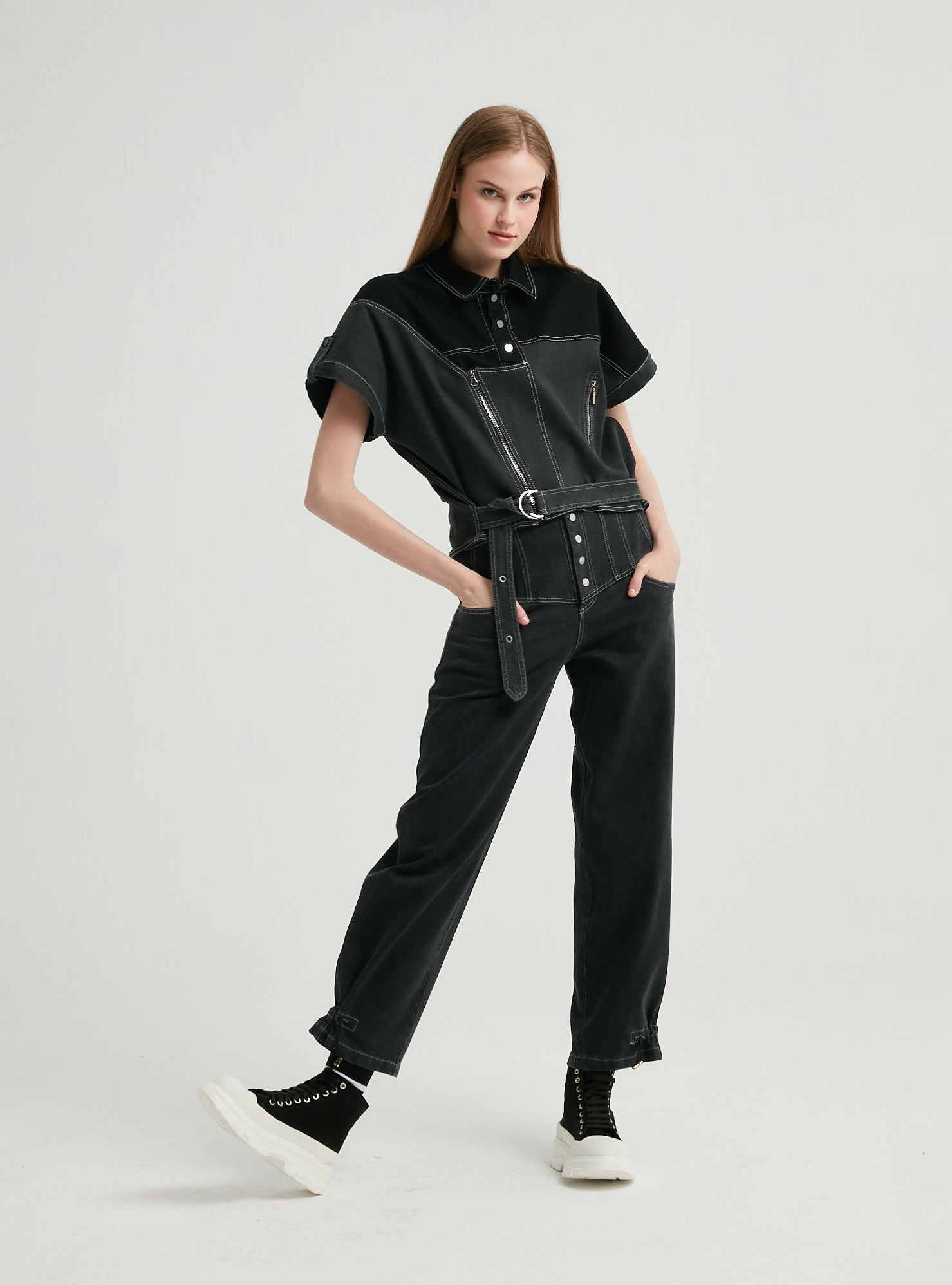 Denim - Knit - Look 1