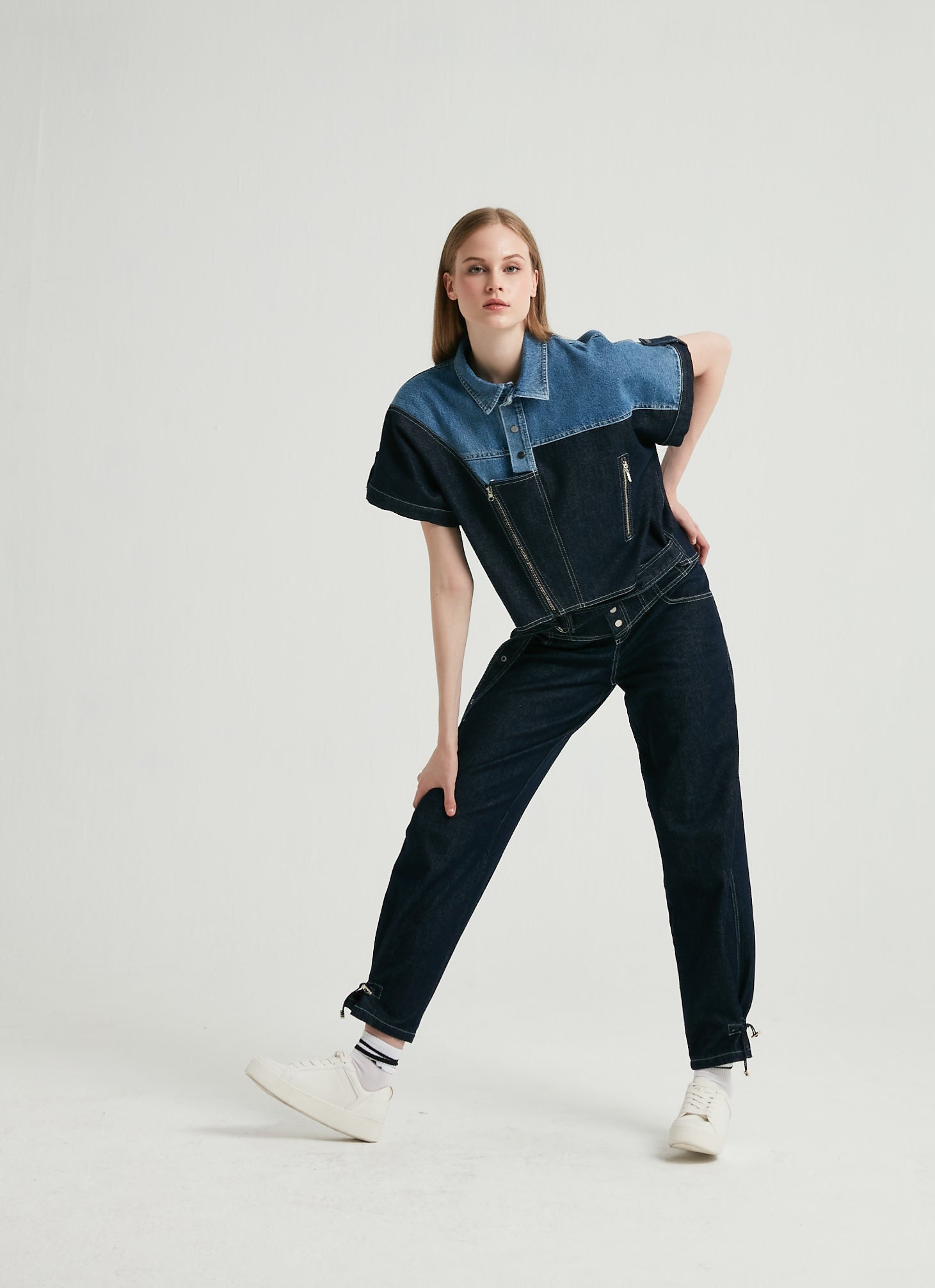 Denim - Knit - Look 1