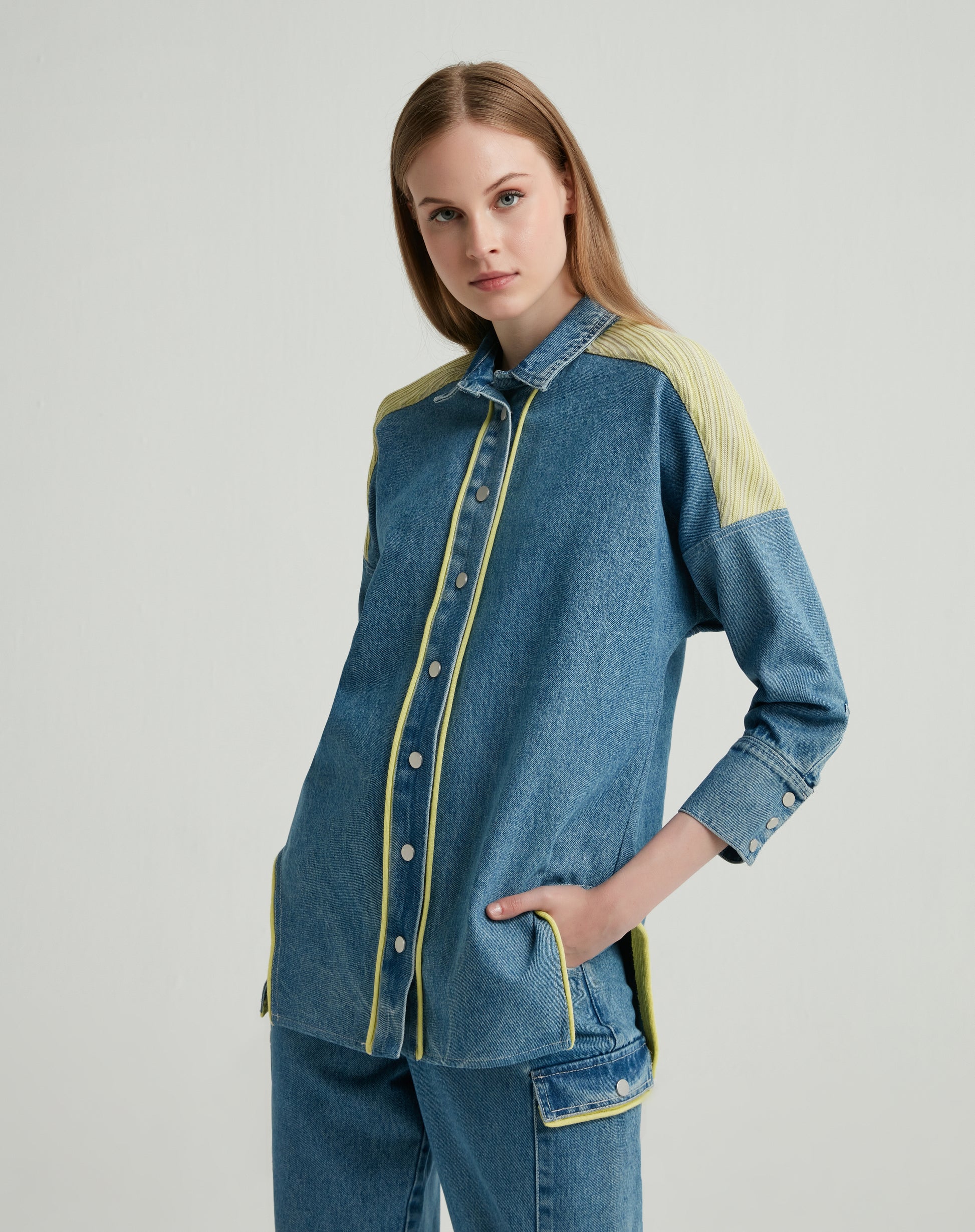 Denim - Knit - Look 3