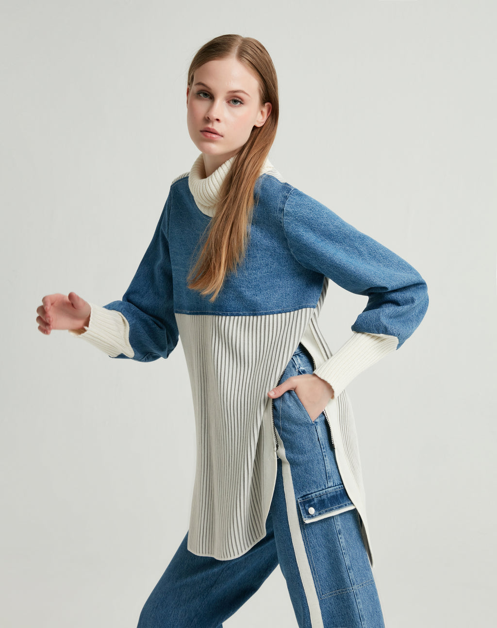 Denim - Knit - Look 8