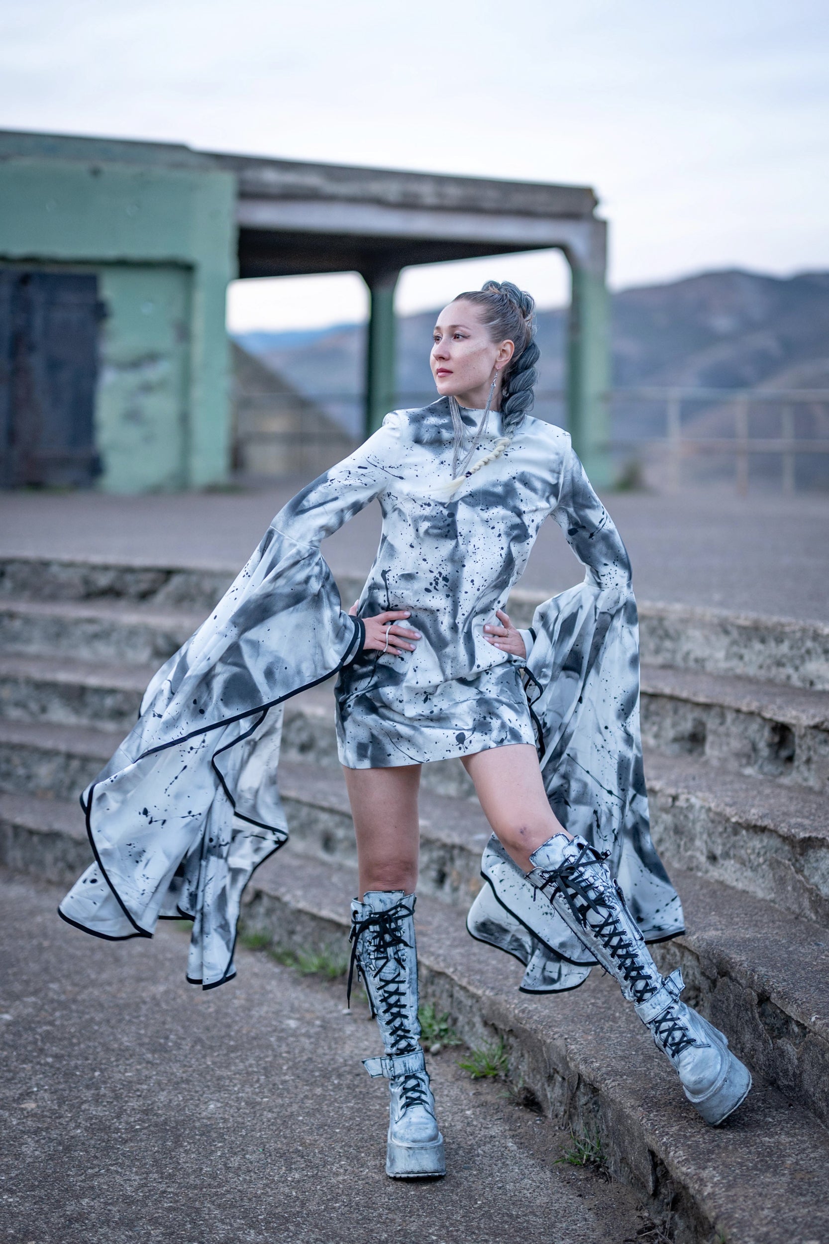 Look 10 — Statement Mini Dress