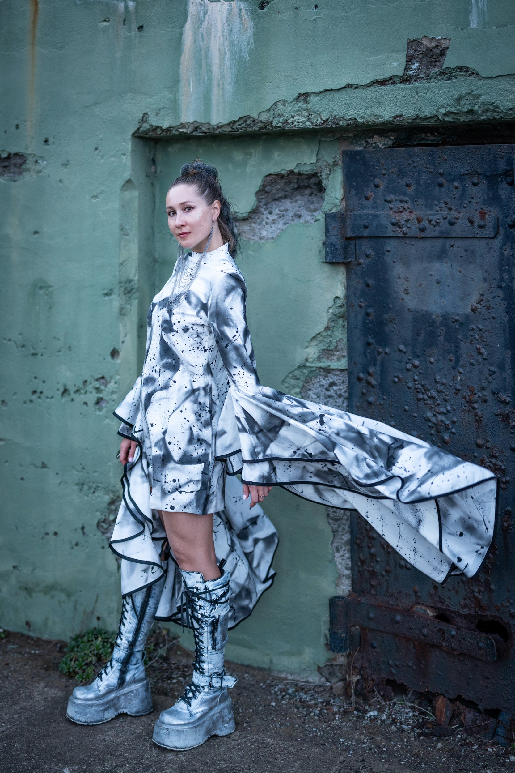 Look 10 — Statement Mini Dress